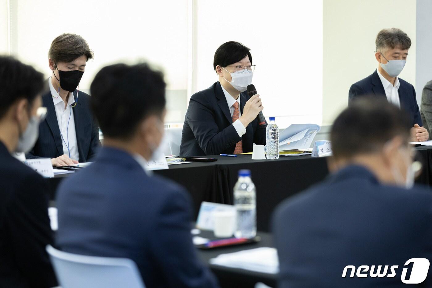 김소영 금융위원회 부위원장이 4일 오전 서울 마포구 프론트원에서 열린 인공지능 활용 간담회에서 발언을 하고 있다. 2022.8.4/뉴스1 ⓒ News1 이재명 기자