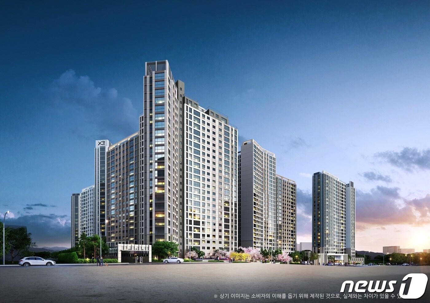 봉담자이 라젠느 투시도 ⓒ 뉴스1