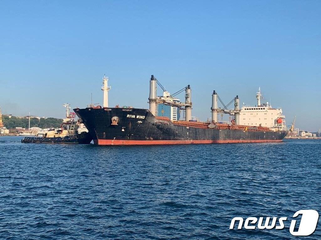 본문 이미지 - 흑해를 통한 곡물 수출이 재개된 이후, 곡물을 실은 선박이 우크라이나 선박이 출항하고 있다. ⓒ 로이터=뉴스1 ⓒ News1 이유진 기자