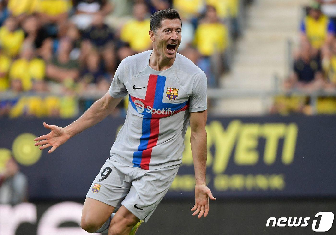 바르셀로나 공격수 레반도프스키 ⓒ AFP=뉴스1