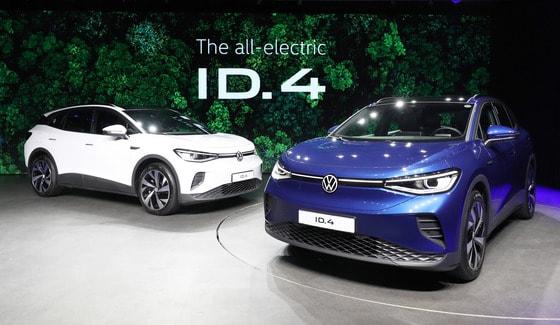 본문 이미지 - 폭스바겐코리아의 순수 전기 SUV ID.4. 2022.9.15/뉴스1 ⓒ News1 박세연 기자