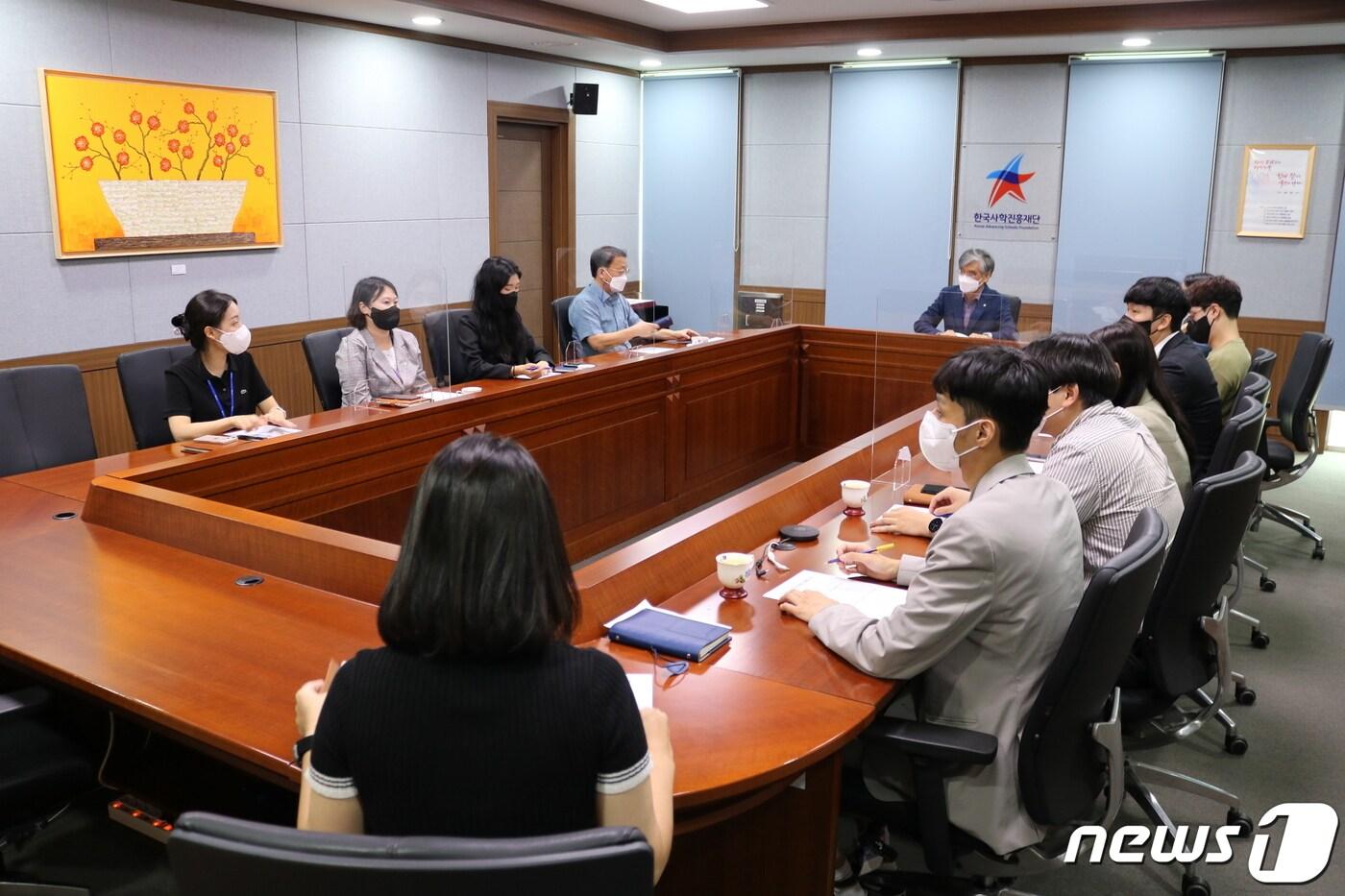 본문 이미지 - 한국사학진흥재단 주니어보드의 모습. (한국사학진흥재단 제공)