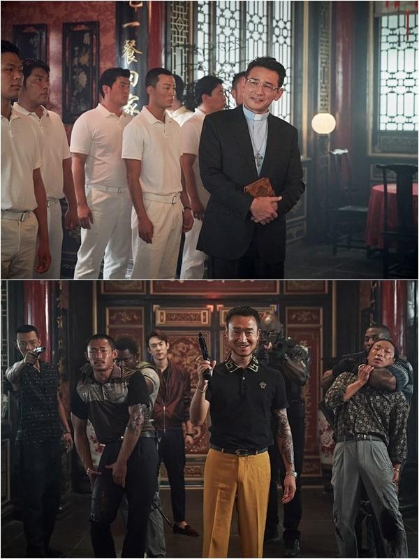 본문 이미지 - 전요환 역 황정민(위), 변기태 역 조우진(아래)/넷플릭스