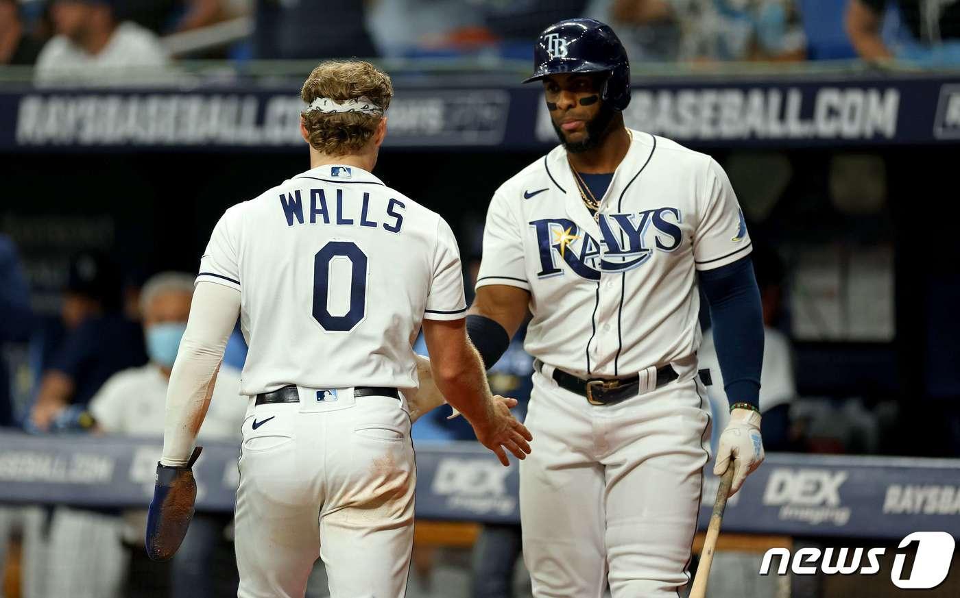 본문 이미지 - 탬파베이 레이스는 17일(한국시간) 텍사스 레인저스에 역전패를 당했다. ⓒ AFP=뉴스1