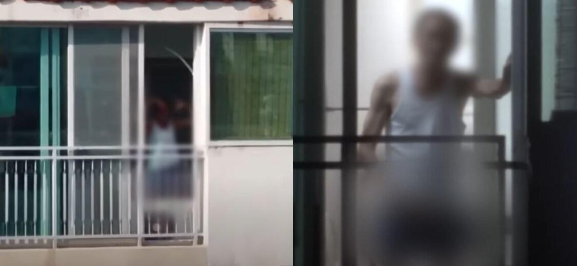 본문 이미지 - 매일같이 발코니에서 음란행위를 하며 맞은편 주민을 괴롭혀온 60대 남성. (SBS '궁금한 이야기 Y')