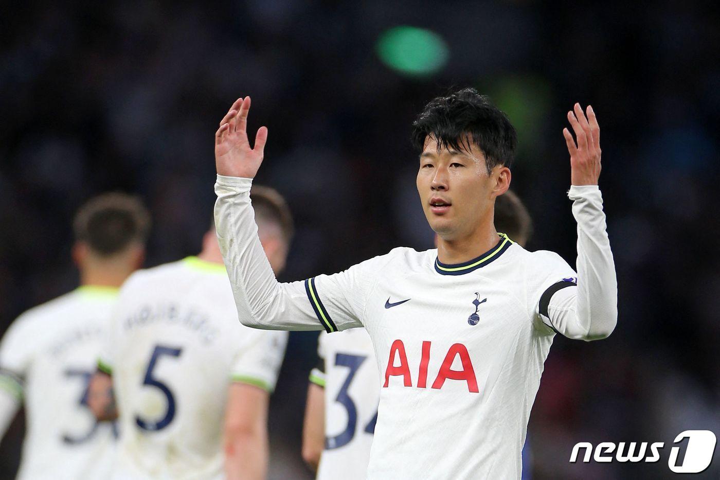 토트넘의 손흥민.ⓒ AFP=뉴스1