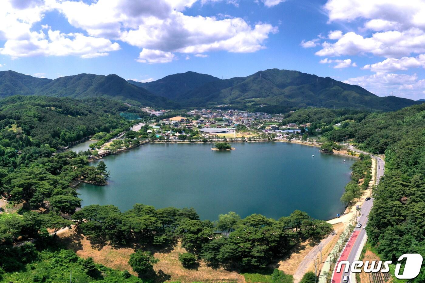 제천 문화재 야행사업이 열릴 의림지 전경 