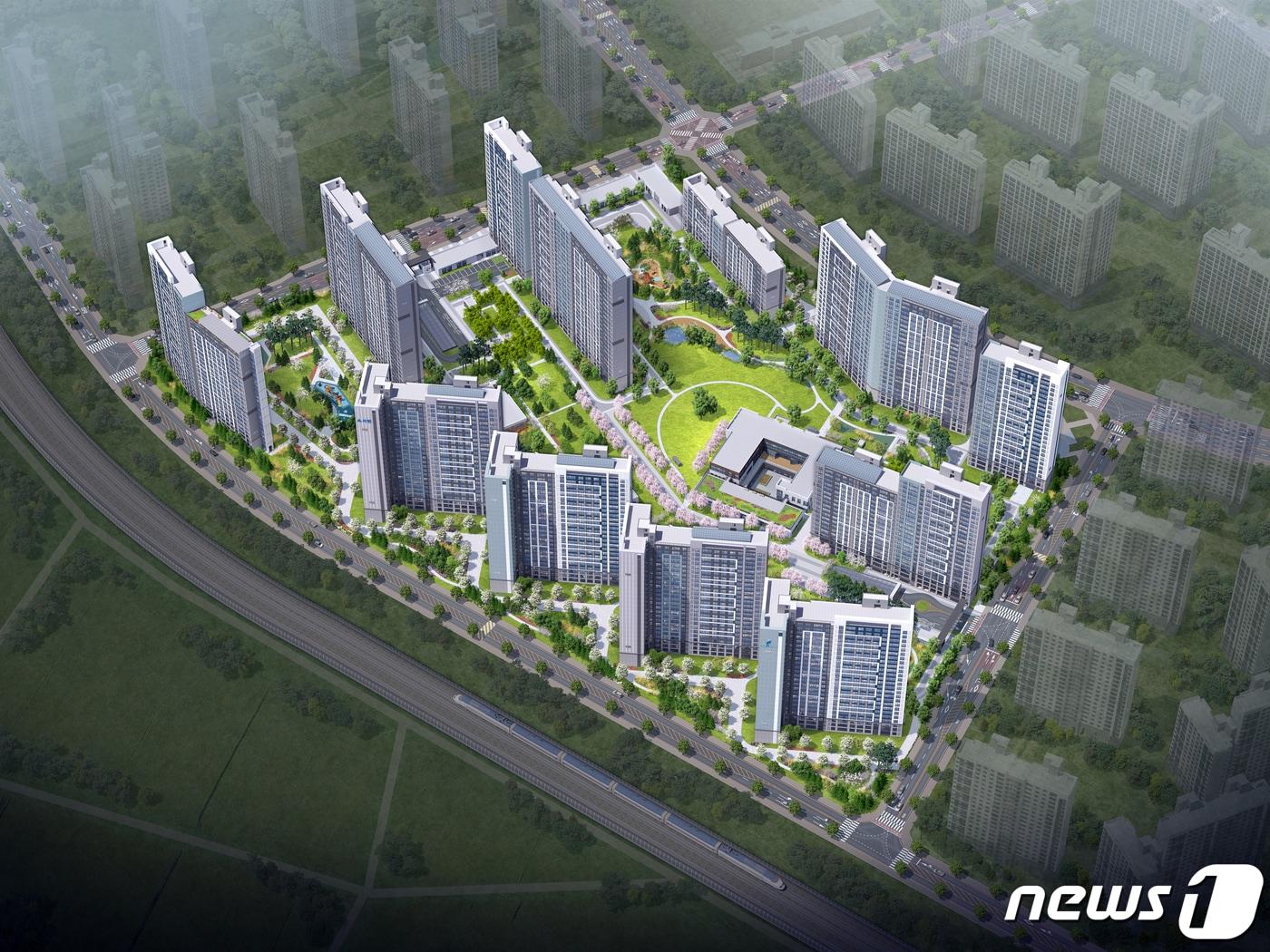 본문 이미지 - 오송역 서한이다음 조감도. (홍보대행사 제공) / 뉴스1 