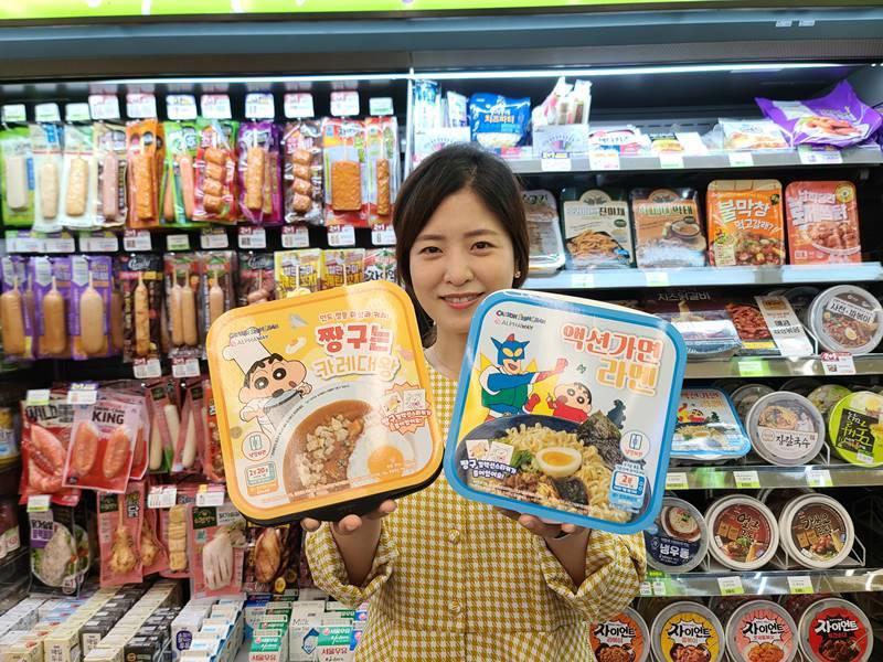 본문 이미지 - CU '짱구는 카레대왕'(BGF리테일 제공)