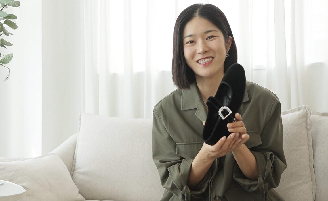 본문 이미지 - 트라이본즈의 여성 슈즈 브랜드 포멜카멜레가 유튜버 보라끌레르와 '라이브 방송'을 진행한다.(포멜카멜레제공)