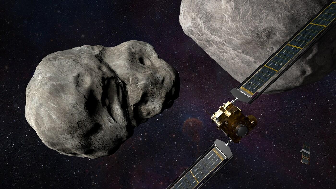 본문 이미지 - DART 프로젝트 상상도 (Credit: NASA/Johns Hopkins, APL/Steve Gribben) 2022.09.26 /뉴스1