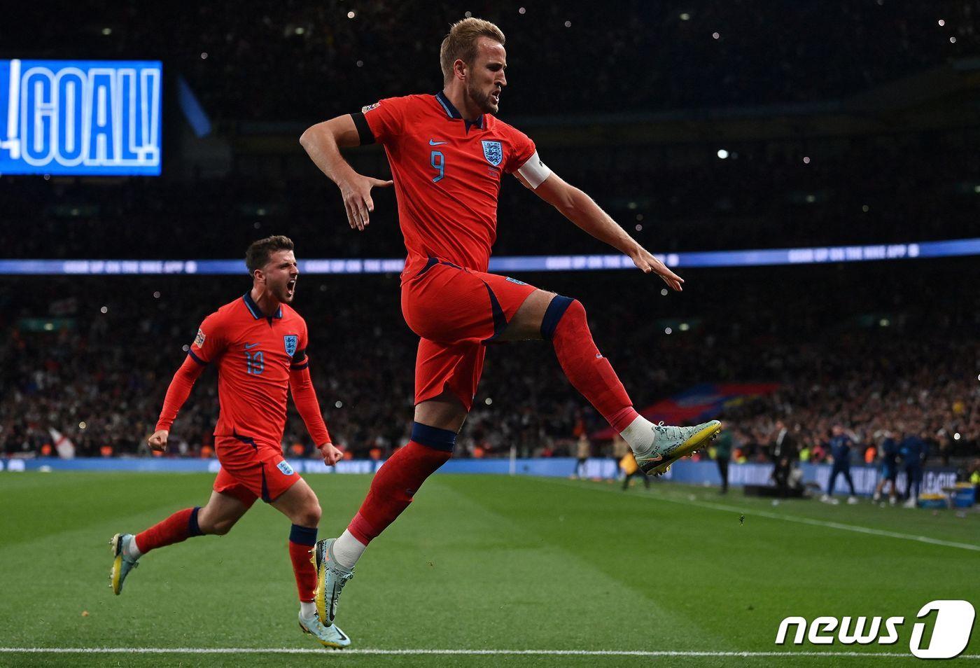 본문 이미지 - 잉글랜드 축구대표팀 공격수 해리 케인. ⓒ AFP=뉴스1