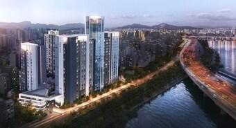 본문 이미지 -  염창 무학아파트 리모델링사업 조감도. /한화건설 제공