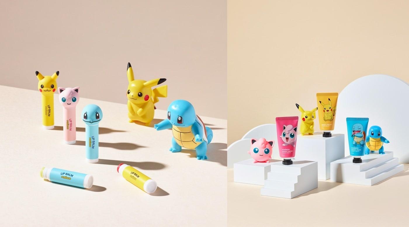 포켓몬 에디션 립밤과 핸드크림.(LG생활건강제공)