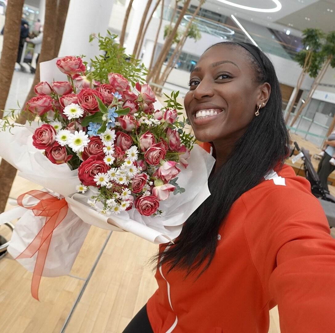 본문 이미지 - 페퍼저축은행의 새로운 외국인 선수 니아 리드.(페퍼저축은행 제공)