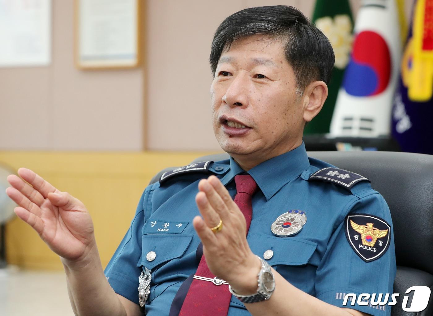 본문 이미지 - [자료]강황수 전북경찰청장. /뉴스1 ⓒ News1 유경석 기자