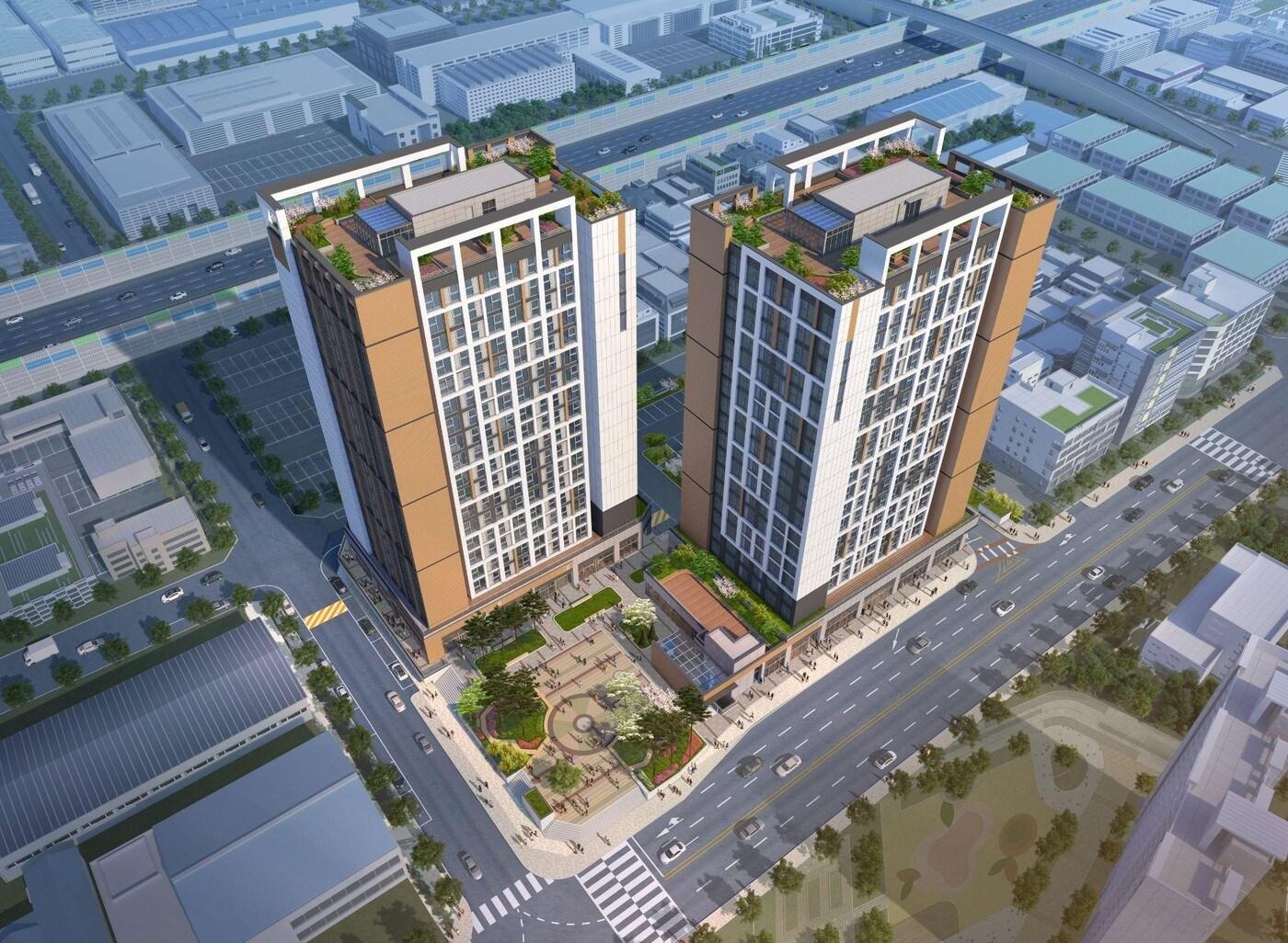 본문 이미지 - 인천계양 유탑 유블레스 조감도