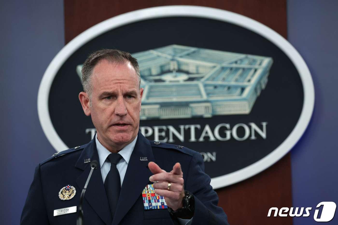 패트릭 라이더 미 국방부 대변인. ⓒ AFP=뉴스1 ⓒ News1 김현 특파원