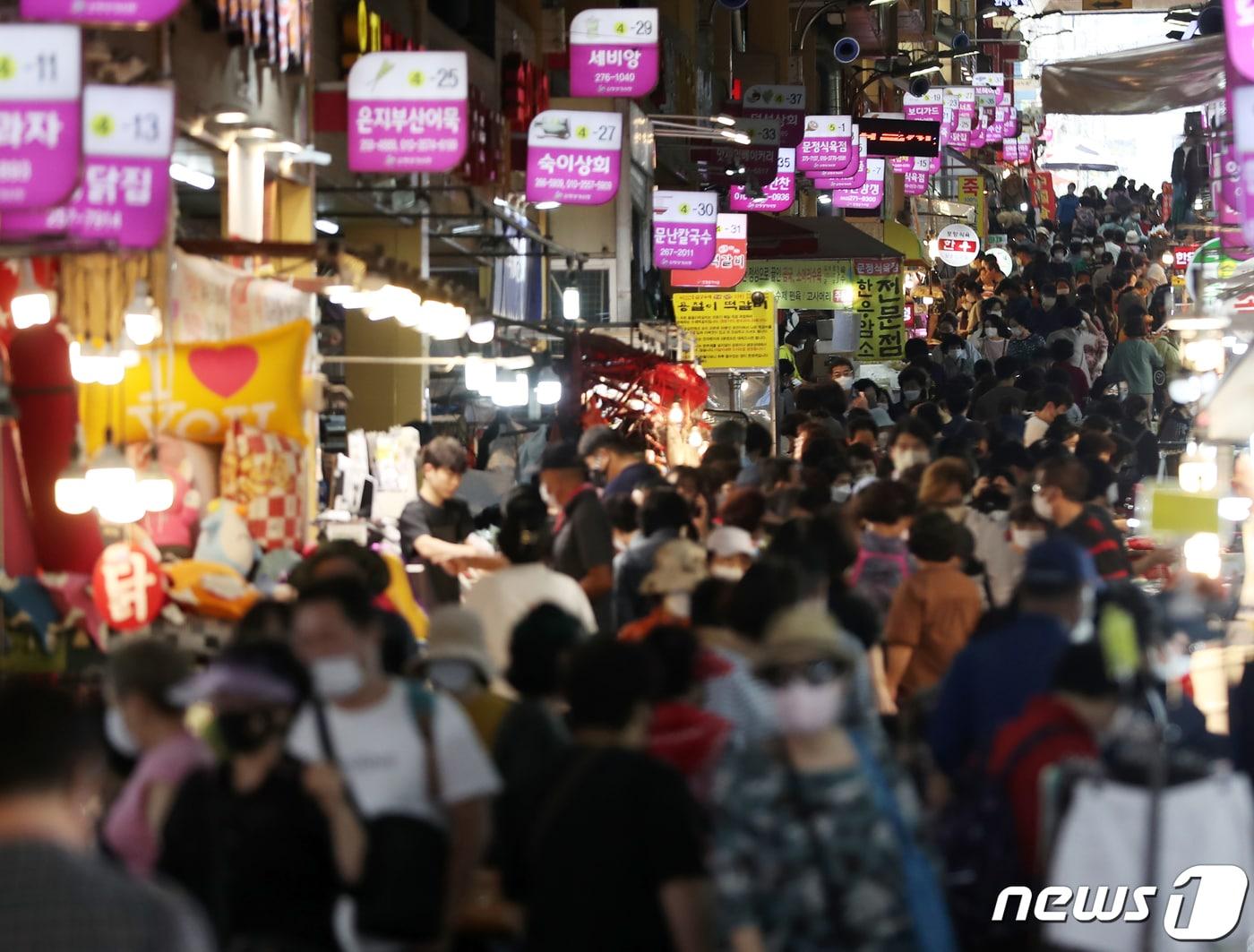 본문 이미지 - 울산 남구 신정시장. /뉴스1 ⓒ News1 윤일지 기자