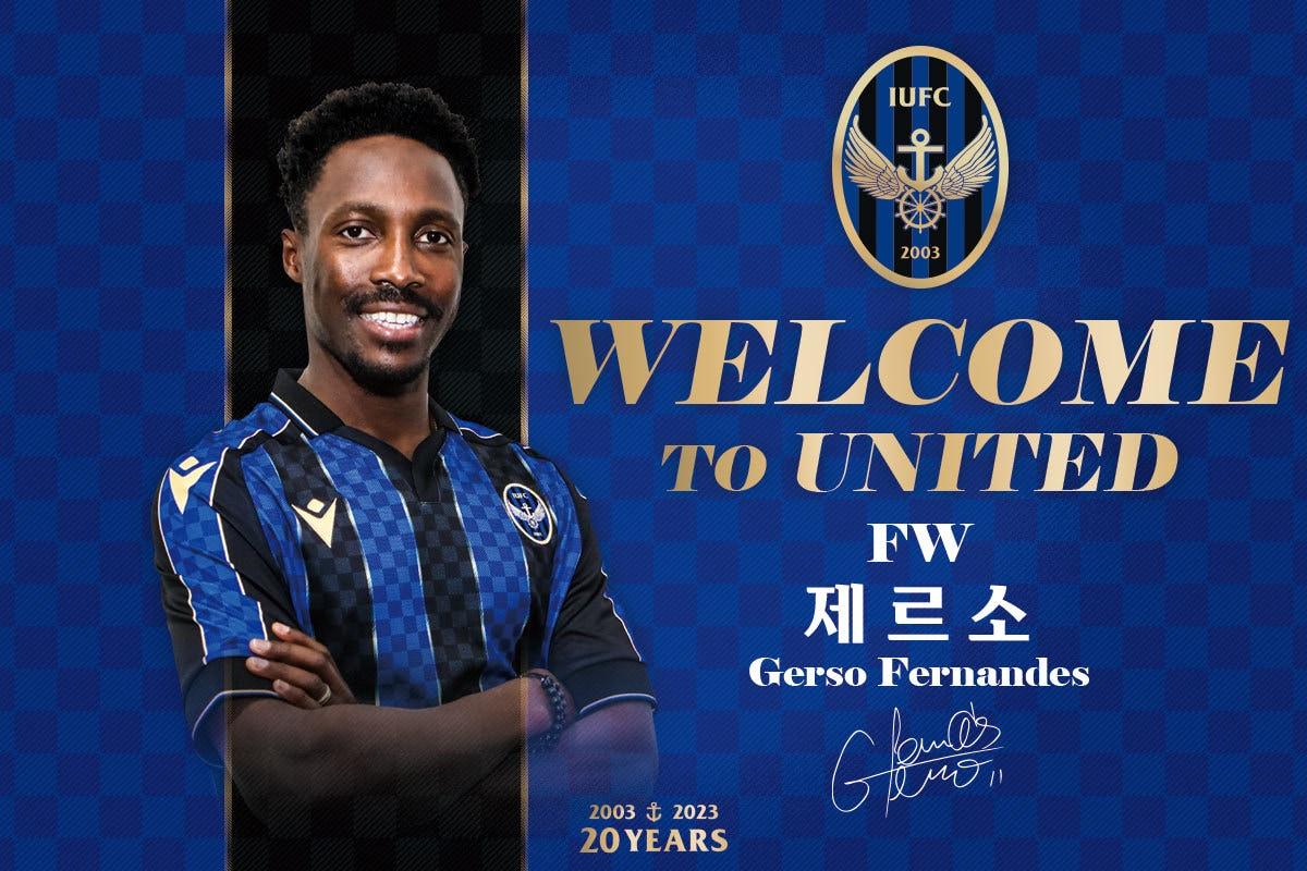 본문 이미지 - 인천에 입단한 제르소 (인천 유나이티드 제공)