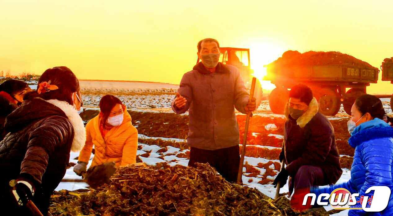 본문 이미지 - (평양 노동신문=뉴스1) = 북한 노동당 기관지 노동신문은 11일 "농업부문 일꾼들과 근로자들 모두가 주체농법 학습 열의를 비상히 높여나갈 때 다수확의 담보가 튼튼히 마련되고 우리의 농촌 진흥은 더욱 가속화될 것"이라고 강조했다. [국내에서만 사용가능. 재배포 금지. DB 금지. For Use Only in the Republic of Korea. Redistribution Prohibited] rodongphoto@news1.kr