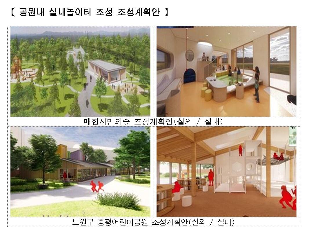 본문 이미지 - 공원 내 실내놀이터(서울시 제공).
