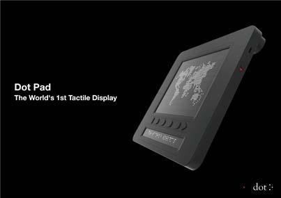 본문 이미지 - 'CES 2023'에서 최고혁신상을 수상한 9개 사 중 하나인 닷(DOT). (중소벤처기업부 제공)