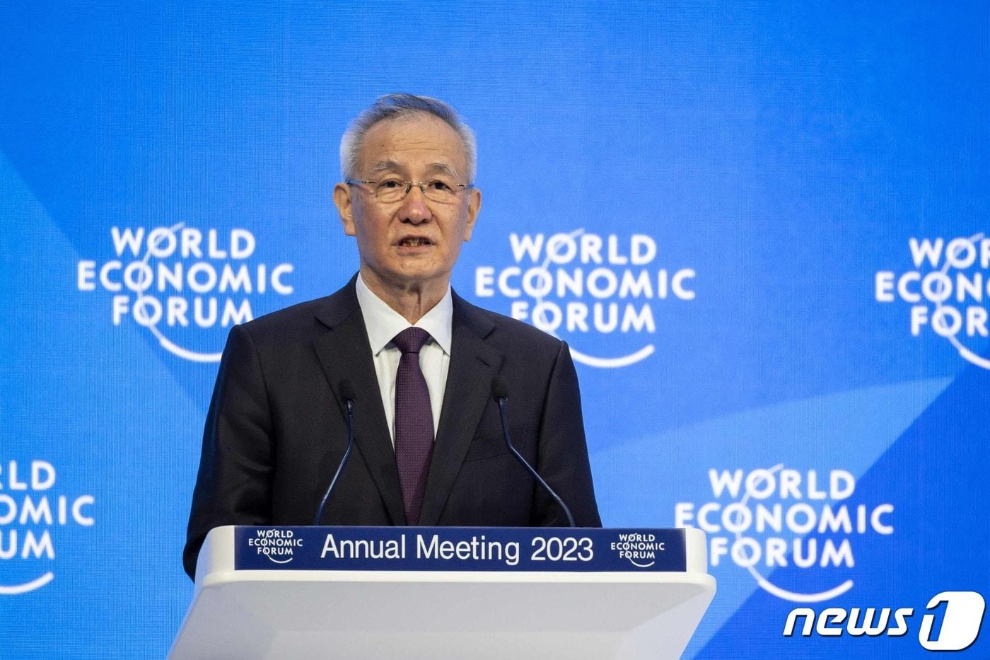 류허 중국 부총리 ⓒ AFP=뉴스1