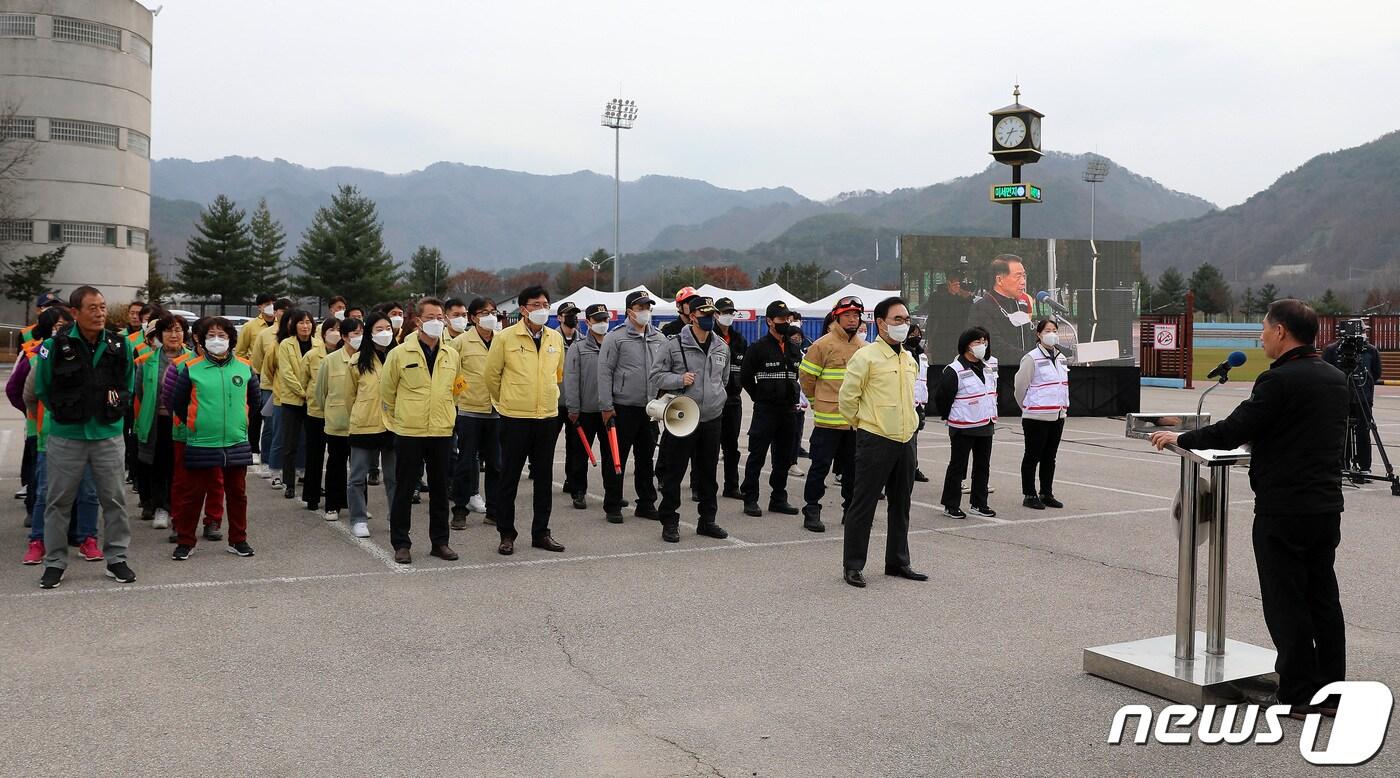 본문 이미지 - 재난대응 안전한국훈련.(인제군 제공)/뉴스1