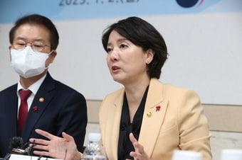 본문 이미지 - 이영 중소벤처기업부 장관이 2일 서울시 금천구 아진금형(주)에서 열린 ‘30인 미만 사업장 사업주·근로자 간담회’에서 인사말을 하고 있다. (중기부 제공)