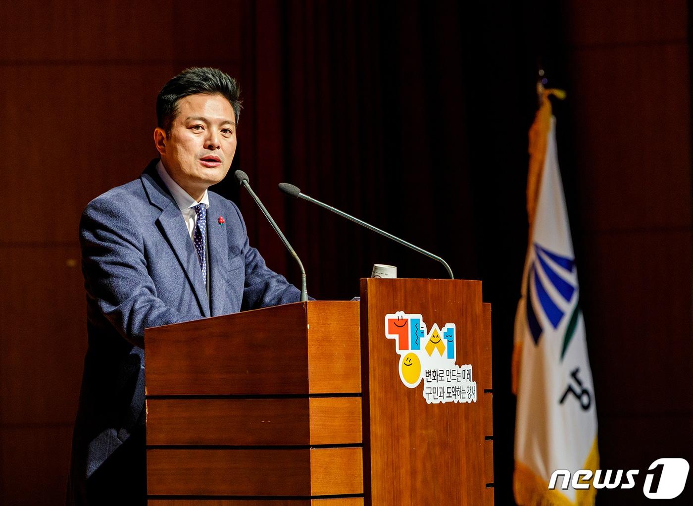 본문 이미지 - 김태우 전 강서구청장. (강서구 제공) 