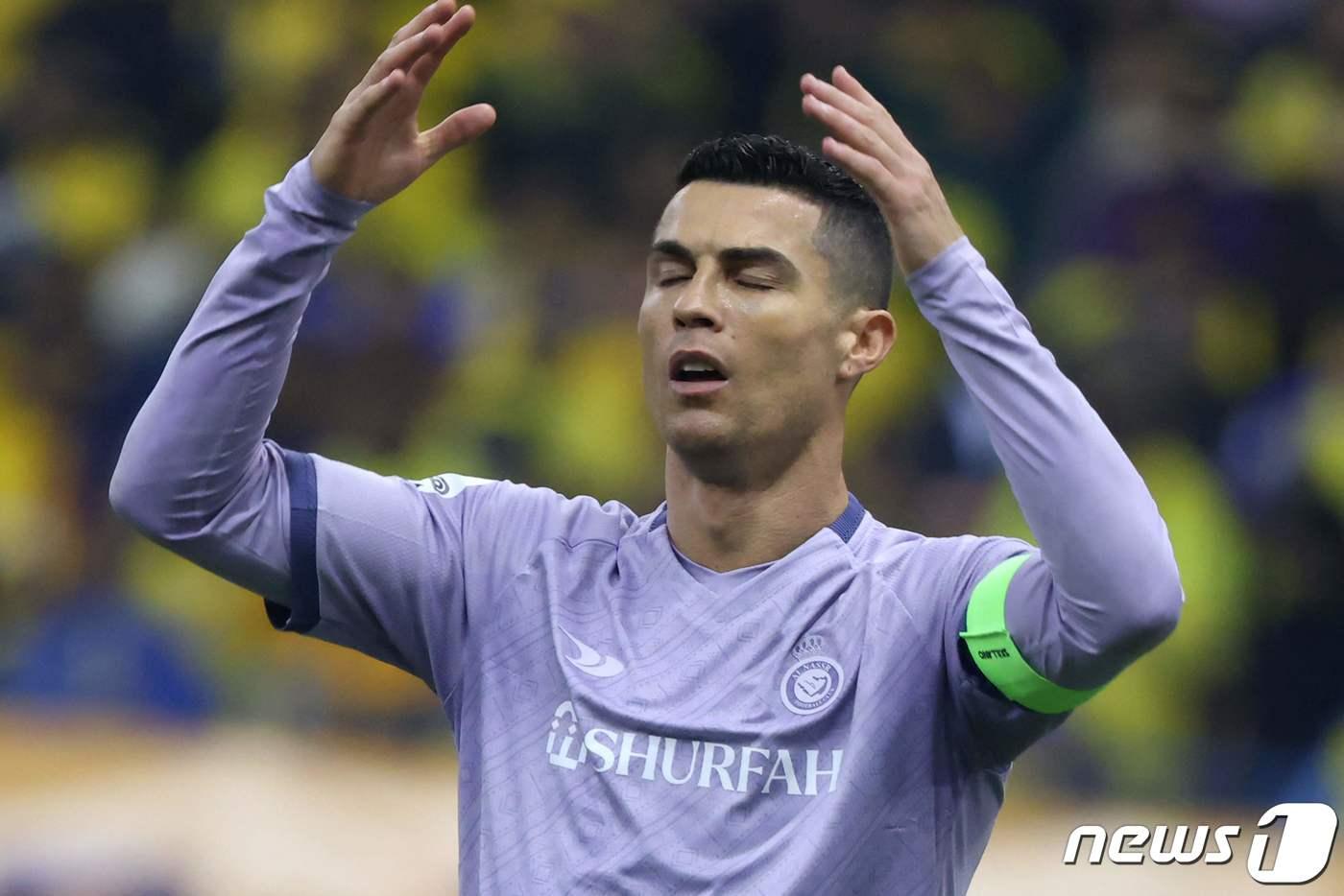 사우디 알나스르 공격수 호날두 ⓒ AFP=뉴스1