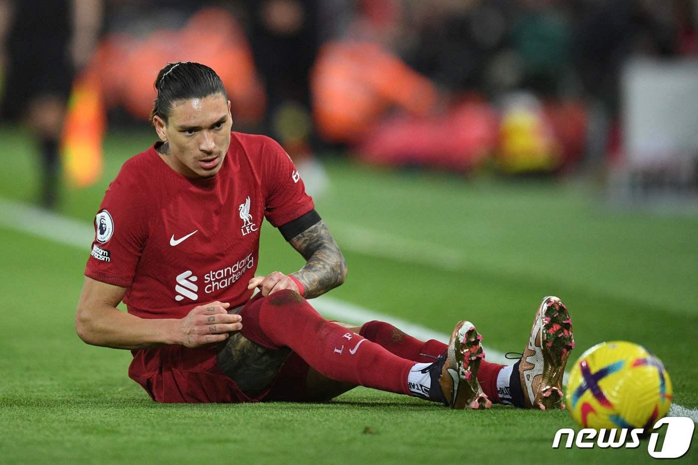 리버풀의 다윈 누녜스 ⓒ AFP=뉴스1