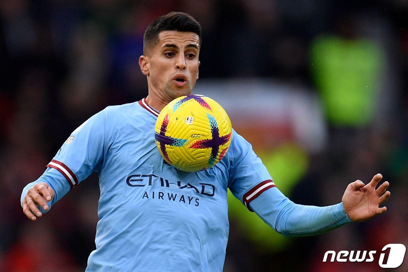 바이에른 뮌헨 임대 이적을 앞둔 주앙 칸셀루. ⓒ AFP=뉴스1