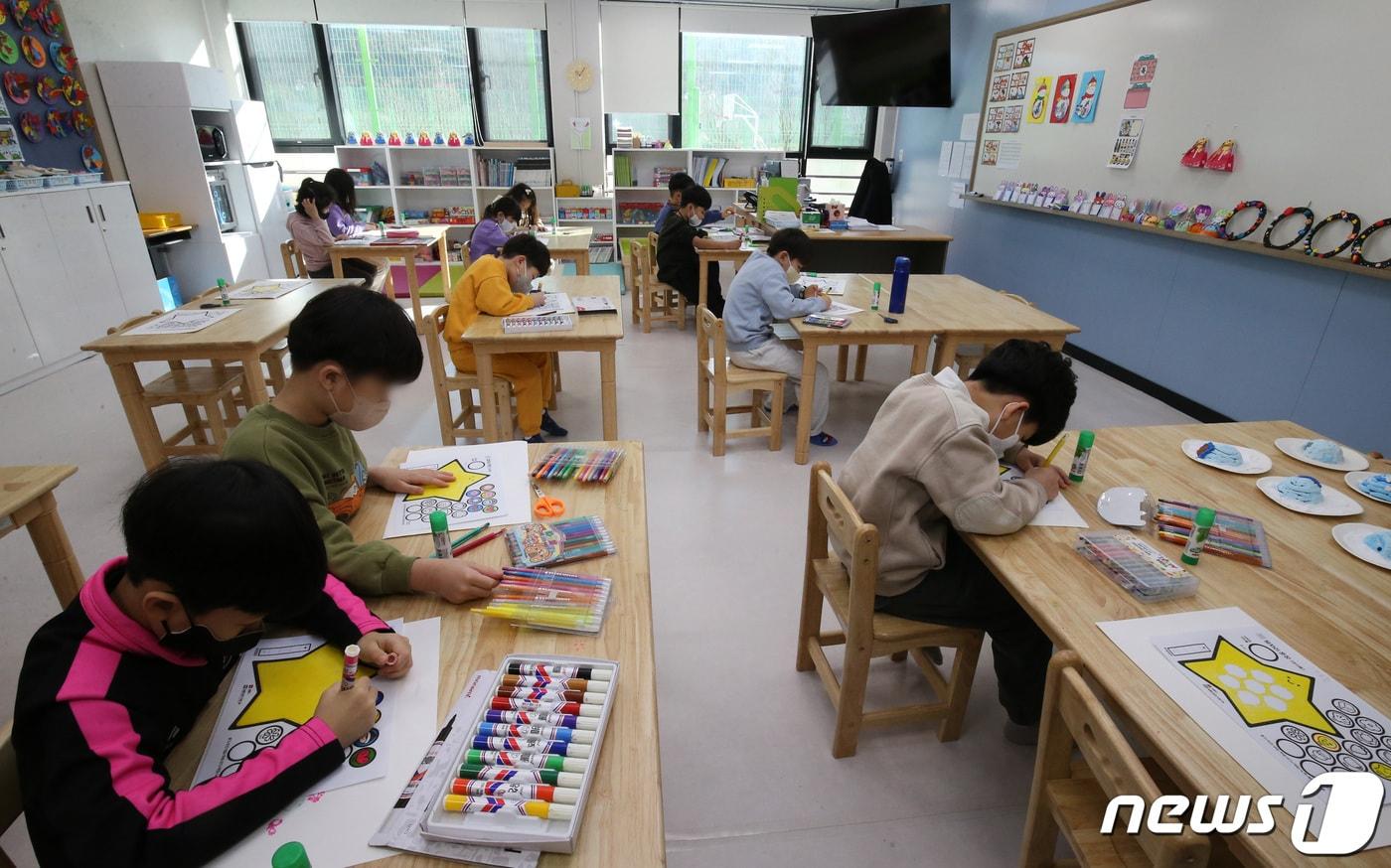 학생들이 수업을 듣고 있다. &#40;사진은 기사 내용과 무관함&#41; /뉴스1 ⓒ News1 김기태 기자