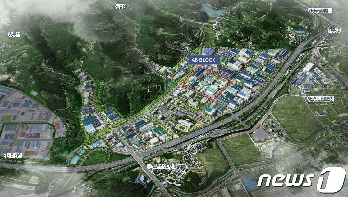 본문 이미지 - 진주국가항공산단 내 경남도의료원 진주병원 건립 예정지.(경남도 제공)