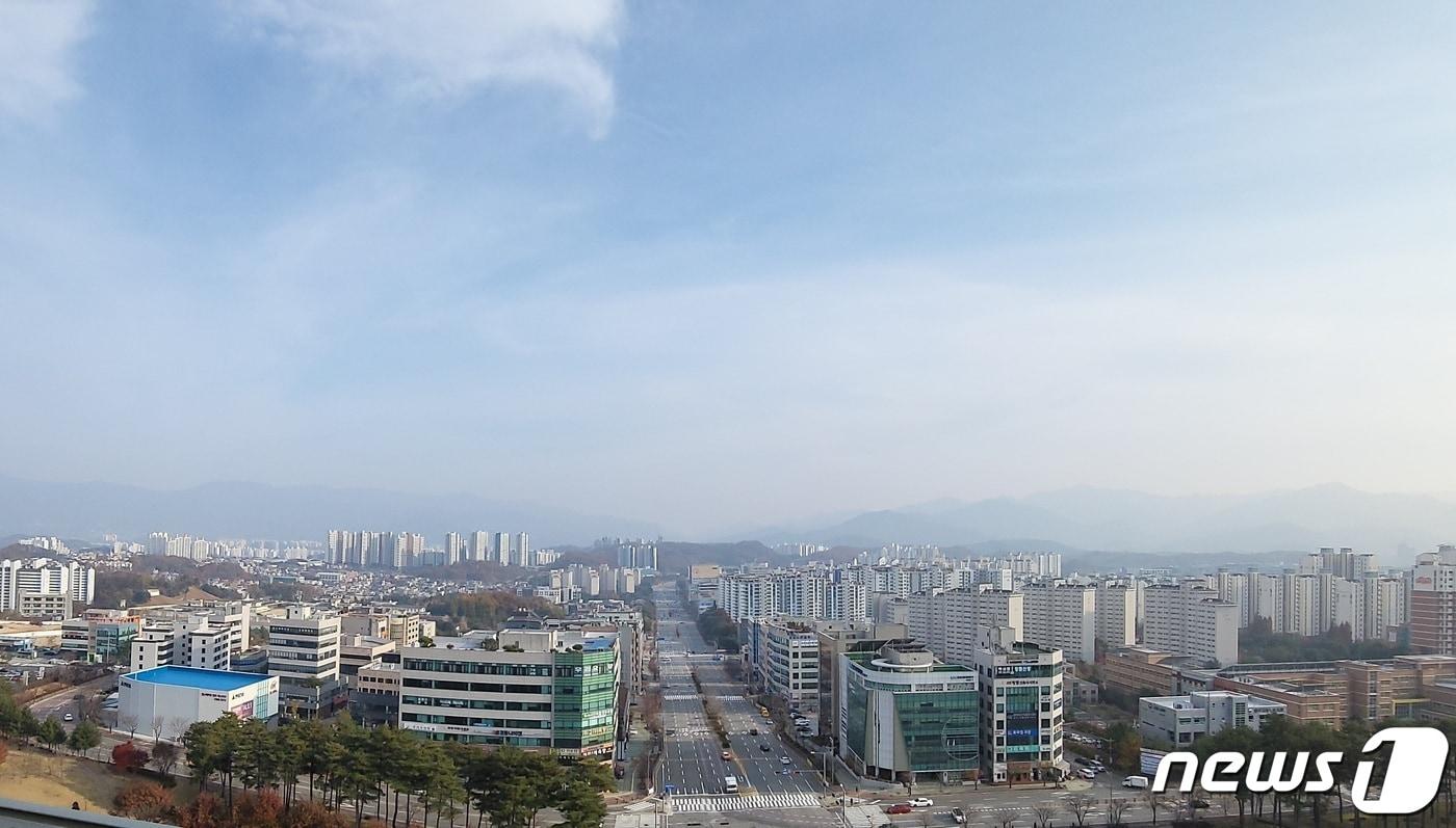 강원 원주시청에서 바라본 시내 전경. (뉴스1 DB)