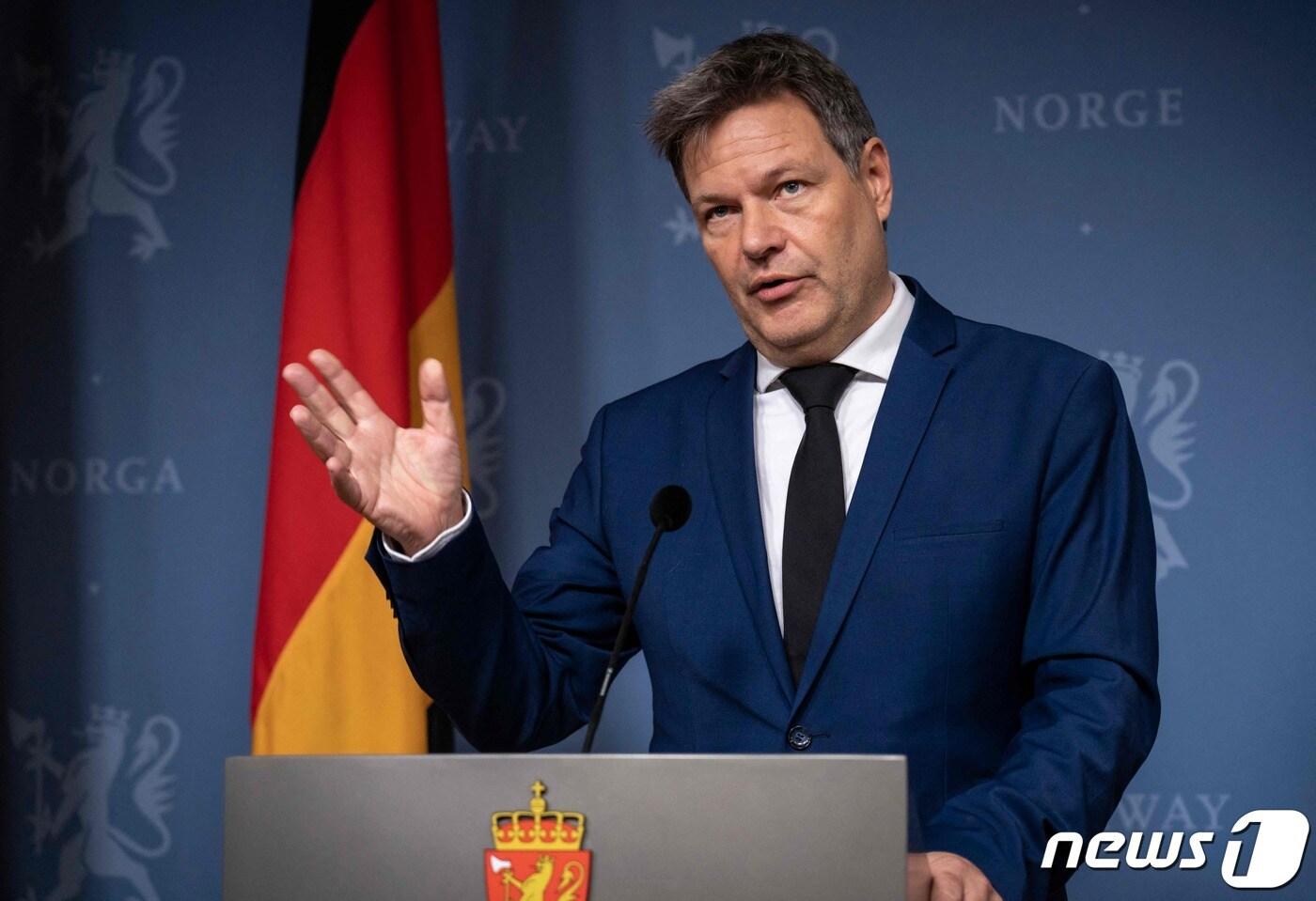 로베르트 하베크 독일 부총리.2023.01.05 ⓒ AFP=뉴스1 