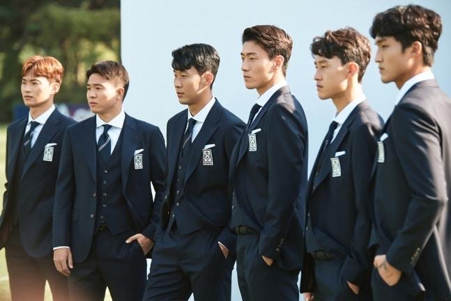 본문 이미지 - 대한민국 축구 국가대표팀 선수단 단복.(캠브리지멤버스제공)