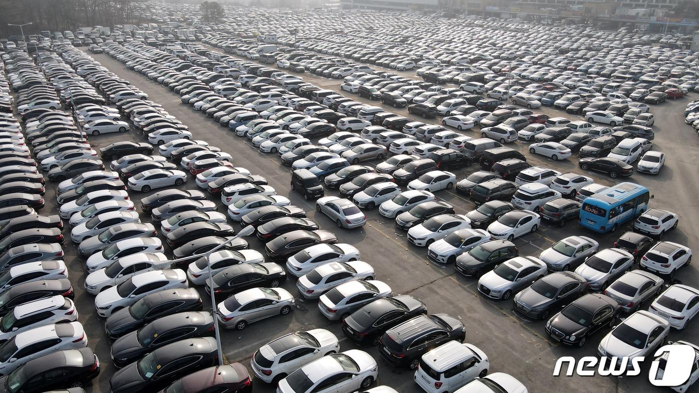 본문 이미지 - 대전지역 중고차 매매단지 ⓒ News1 김기태 기자