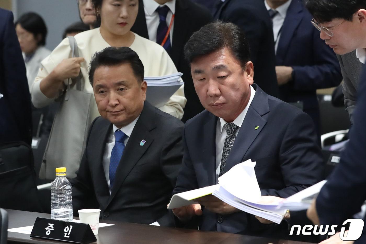 김영환 충북지사와 이범석 청주시장/뉴스1