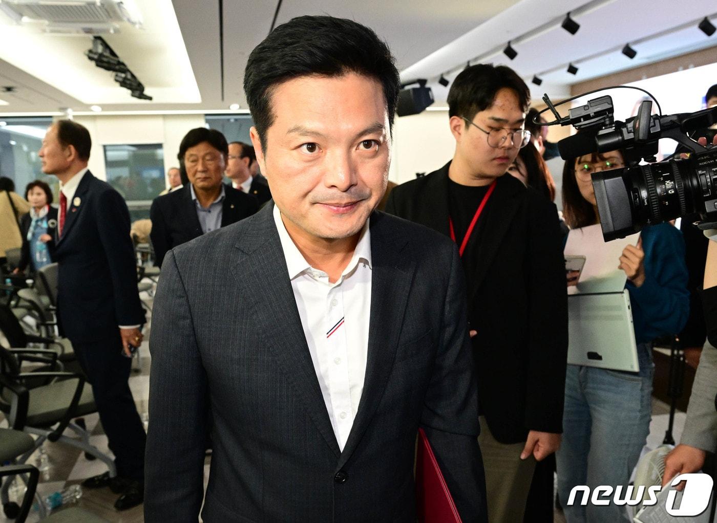 본문 이미지 - 김태우 전 강서구청장 . (공동취재) 2023.10.11/뉴스1 ⓒ News1 김진환 기자