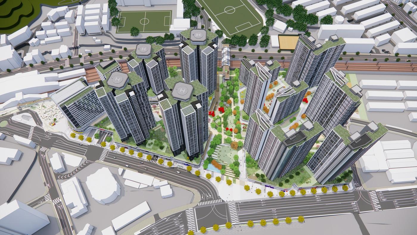 온수역 복합개발 조감도(서울시 제공).