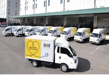 본문 이미지 - 이케아 전기 화물차. (서울시 제공)