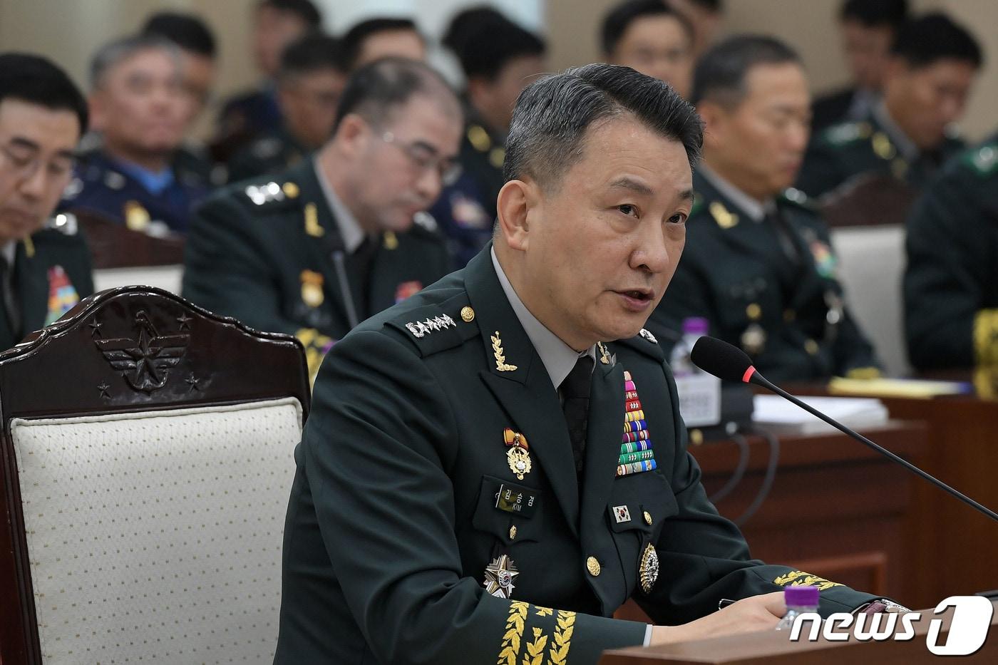 본문 이미지 - 김승겸 합동참모의장.2023.10.12/뉴스1 ⓒ News1 국회사진취재단