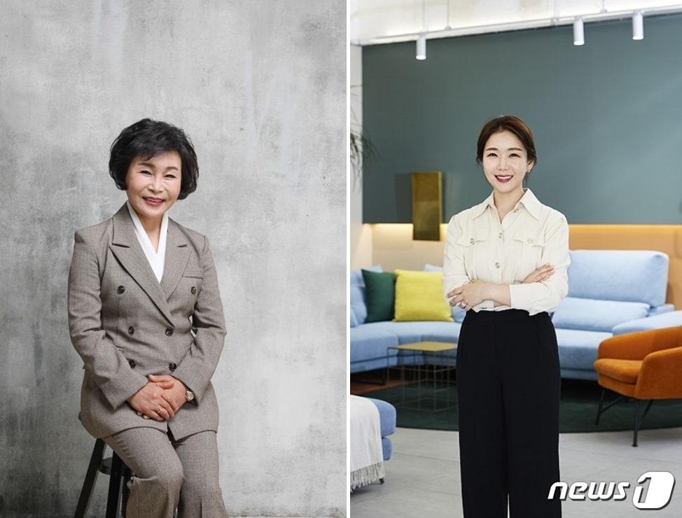 본문 이미지 - 박경분 자코모 부회장(모친)과 장녀 박유진 에싸 대표(각사 제공) 