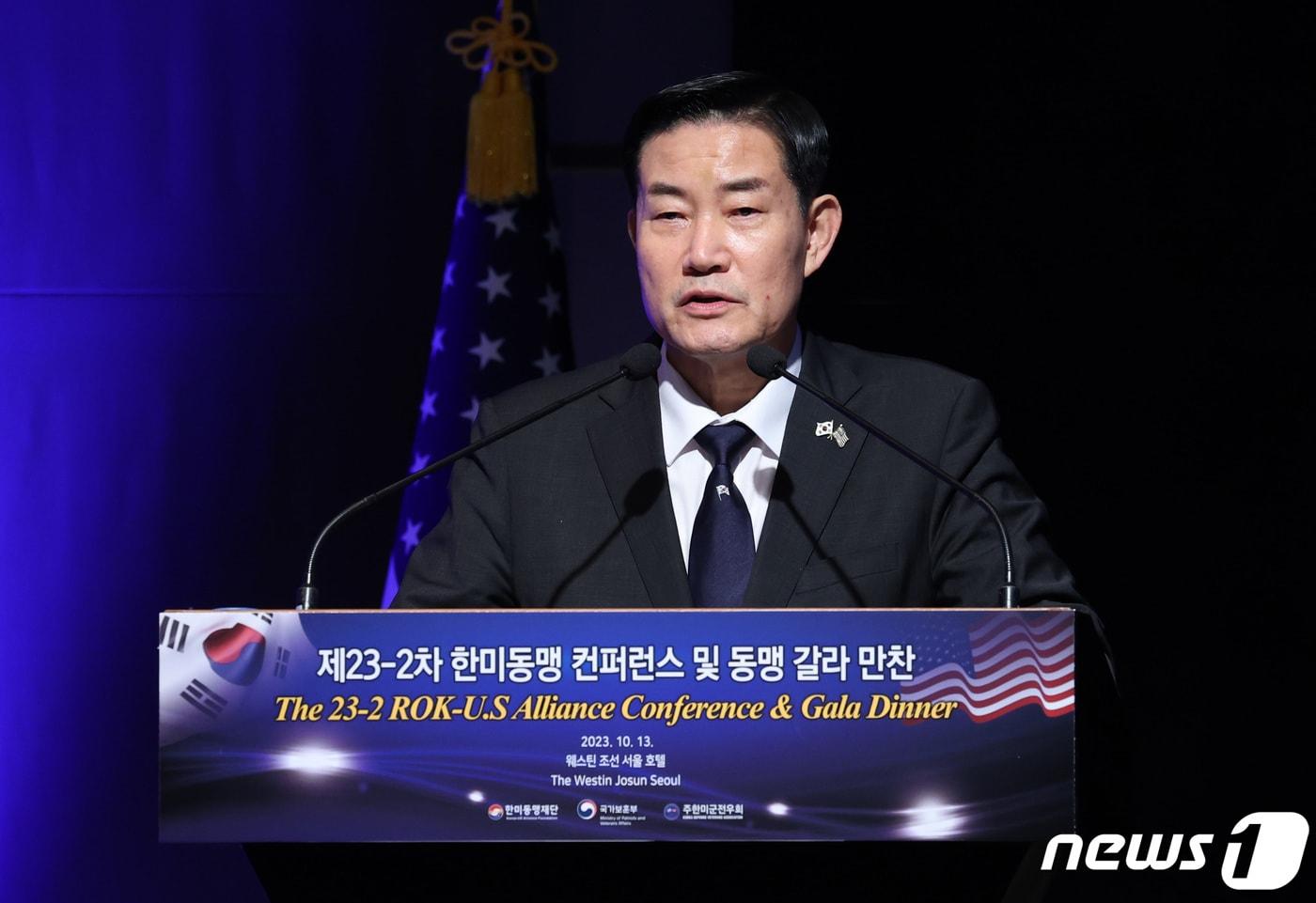 본문 이미지 - 신원식 국방부 장관. 2023.10.13/뉴스1 ⓒ News1 박지혜 기자