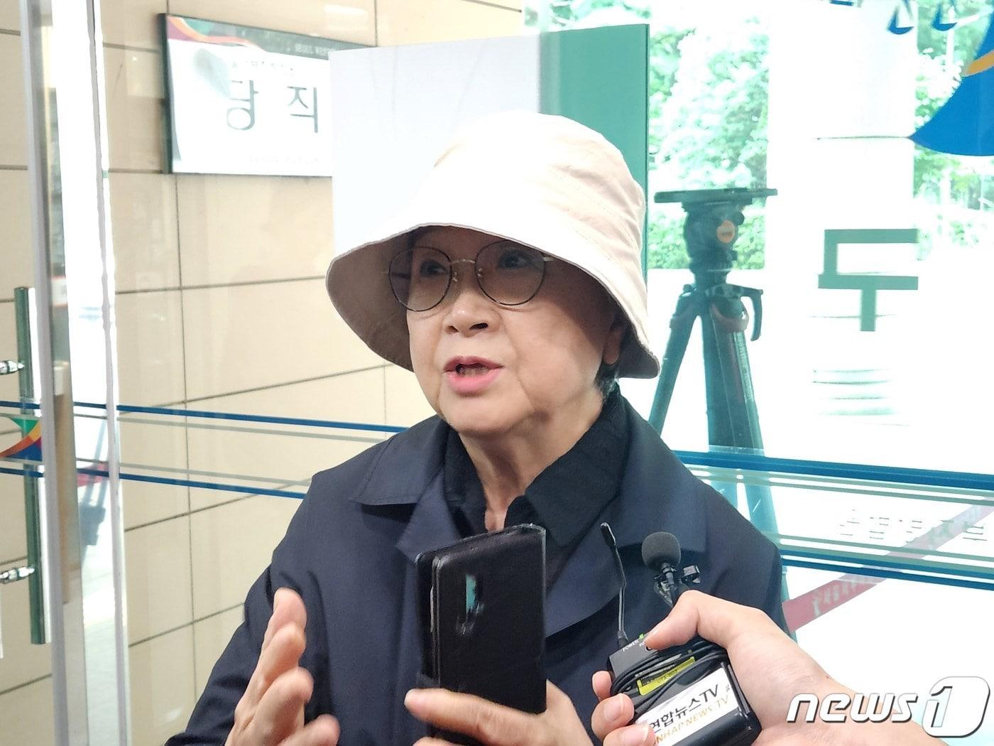 본문 이미지 - 박수홍 어머니 지모씨 ⓒ 뉴스1 안태현 기자