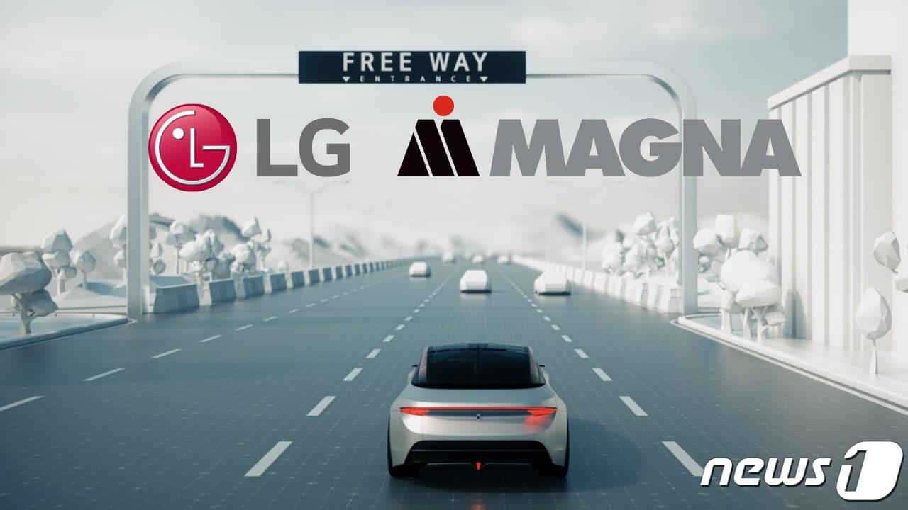 본문 이미지 - LG전자-마그나(Magna) 자율주행 콘셉트 이미지(LG전자 제공)