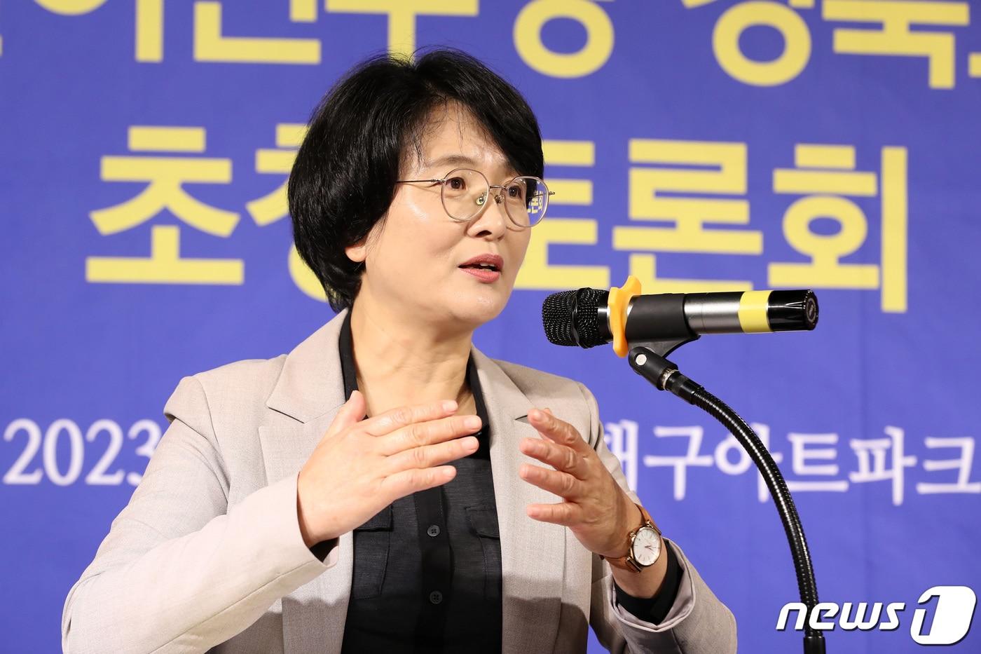본문 이미지 - 임미애 더불어민주당 의원. 뉴스1 ⓒ News1 자료 사진